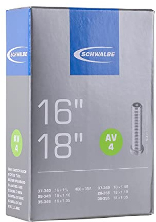 Schwalbe cykelslang AV4 28/37-340/355 EK AGV 40 mm, 10410310V