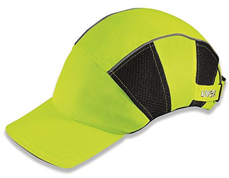 Uvex U-Cap Sport Hi-Viz Anstoßkappe - Langer Schirm - Warngelb - Gelb Gelb