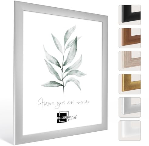 Bilderrahmen für Puzzle ca. 200-500 Teile 29X43cm Mattsilber