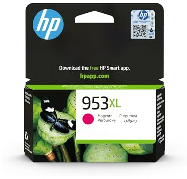 HP 953XL (F6U17AE) Original Druckerpatrone Magenta mit hoher Reichweite für HP OfficeJet Pro 77xx, 82xx, 87xx