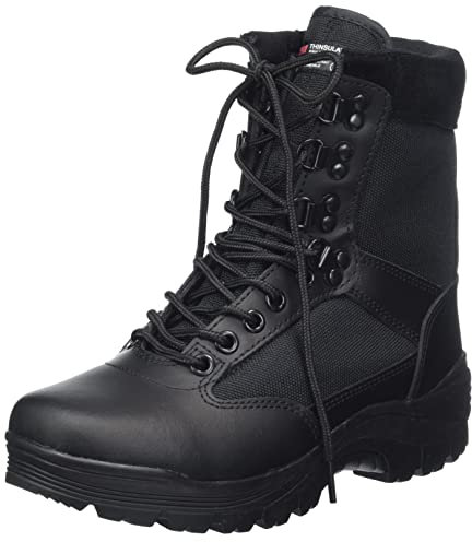 Tactical Boot mit YKK-Zipper,45 EU,Schwarz