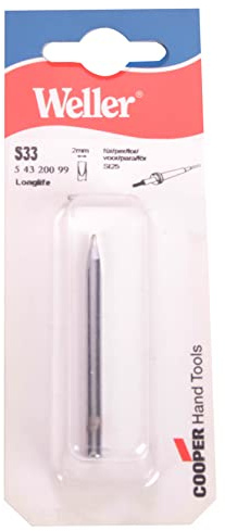 Weller Consumer T0054320099 Punta de Soldar Longlife S33, Recta, Ø 4, 5 mm