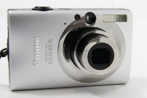 Canon Digital IXUS 80 IS Digitalkamera (8 Megapixel, 3-fach opt. Zoom, 6,4 cm (2,5 Zoll) Display, Bildstabilisator) silber