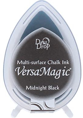 Tsukineko VGD91 VersaMagic Dew Drop Stempelkissen, Synthetic Material, schwarz, 4.7 x 3.1 x 2.2 cm