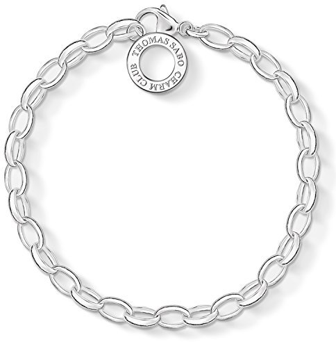 Thomas Sabo Damen Charm-Armband Classic Charm Club 925 Sterling Silber X0031-001-12