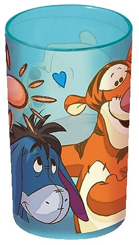 POS 68925 - Vaso Winnie The Pooh para niños, de plástico con Capacidad 250 ml Aprox.