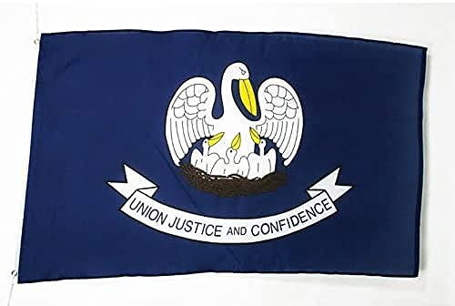 BANDIERA LOUISIANA 150x90cm - BANDIERA STATO AMERICANO – USA - STATI UNITI 90 x 150 cm - AZ FLAG
