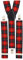 W WIDMANN MILANO Party Fashion 7986S - Hosenträger Tartanmuster, Schottenkaro, Einheitsgröße, Kostüm, Accessoire, Mottoparty, Karneval