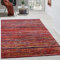 Paco Home Teppich Wohnzimmer Schlafzimmer Kurzflor Ethno Design Geometrisches Muster Rauten Motiv Moderne Deko, Grösse:80x150 cm, Farbe:Bunt
