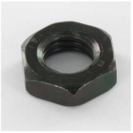 ECROU HEXAGONAL BAS HM/CONTRE ECROU M12 ACIER ZINGUE NOIR