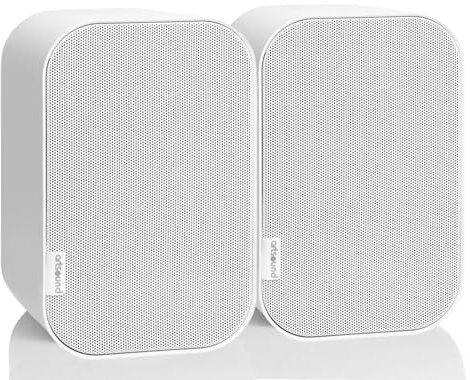 Artsound UNI30, Ensemble de 2 Enceintes passives, Enceinte HiFi 2 Voies, 20-60 Watts, Support Mural avec Articulation à rotule, Convient pour des espaces jusqu'à 40 m² tels Que Cuisine, café,