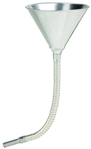 LubriMatic 75-007 Utility Funnel w/ 12 Flexible Extension - 1 Quart,Silver