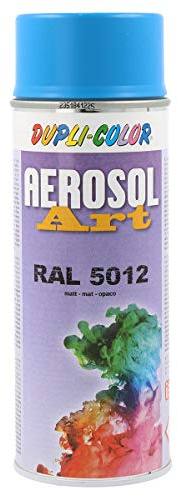 Dupli-Color 741487 Aerosol Art Ral 5012, 400 ml, matt, Blau