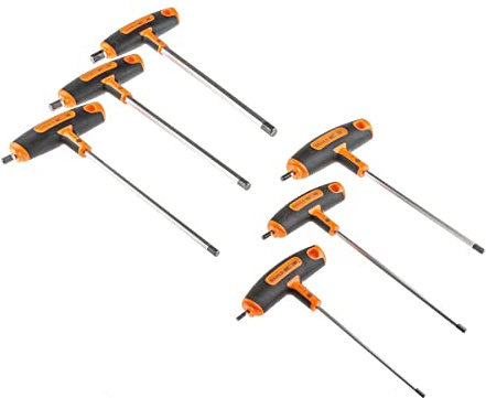 Bahco metrisch Innensechskant-Schlüssel, Satz 6-teilig 3mm T-Griff kurz/lang