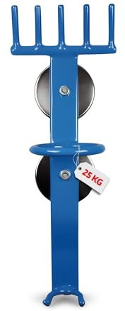 SW-Stål 07395L Magnethållare för Lyftstångar och Slagskruvar, 25 kg | Magnetisk hållare för lyftbanor och metalliska ytor, fäste för vridmomentnyckel och räfflinginsats med två starka magneter