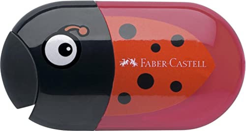 Faber-Castell 183526 - Doppelspitzdose Käfer, inklusive Radierer