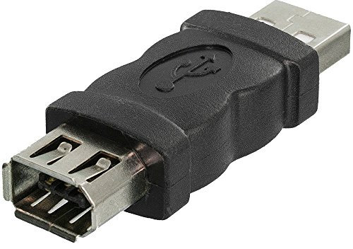 JNSupplier Firewire IEEE 1394 6 pin femmina F a USB M maschio cavo adattatore convertitore