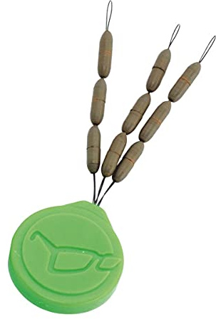 Korda - Sinkers Weed Green Small | Tungsten-Impregnated Fishing Weight | Hook Link Anchor for Carp Fishing | Stealthy Green Camouflage