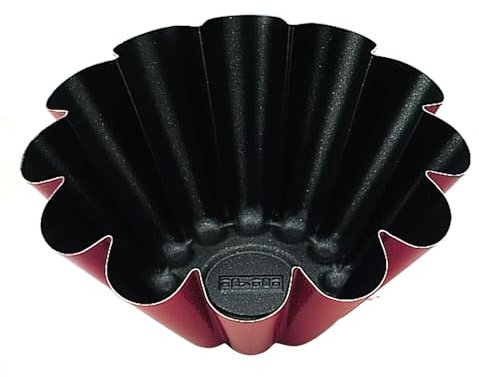 IBILI 355218 Moule à brioche, Acier, Noir/Rouge, 18 x 18 x 5 cm