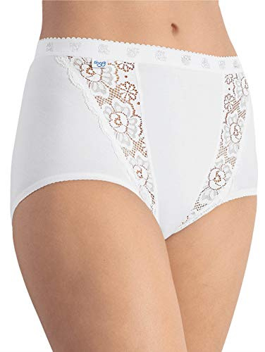 Sloggi Femme Chic Maxi 4p Culotte, Blanc (White 0003), 54 EU