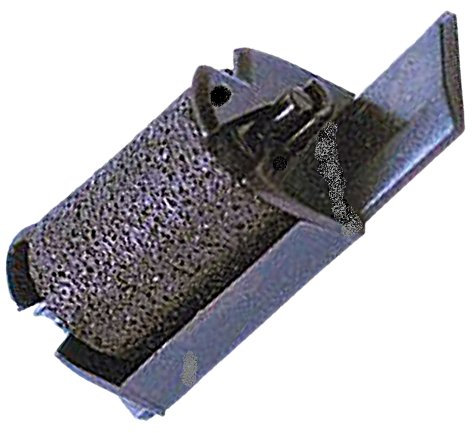 Farbbandfabrik Original-Farbrolle- schwarz- Kompatibel für Hermes H 800 - Gr.744