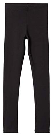 NAME IT Mädchen Basic-Leggins Bio-Baumwolle schwarz 98