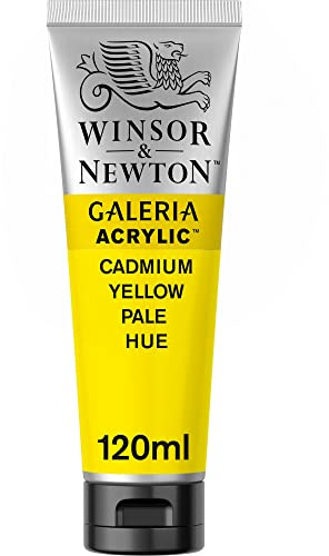 Winsor & Newton 120ml Galeria Acrylic Paint - Cadmium Yellow Pale Hue
