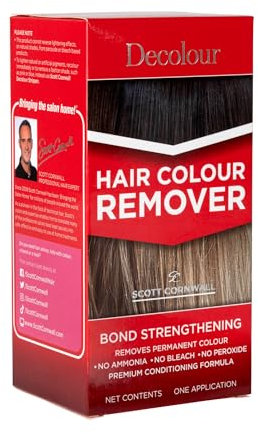 Scott Cornwall Decolour Hair Colour Remover For Dyed Hair Removes Unwanted Permanent Hair Colour