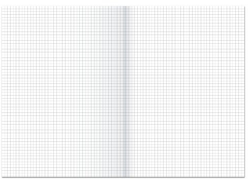 Ursus 608469020 Kanzleipapier gefalzt A3 auf A4, kariert, 250 BG, 80 g/qm, 5 mm