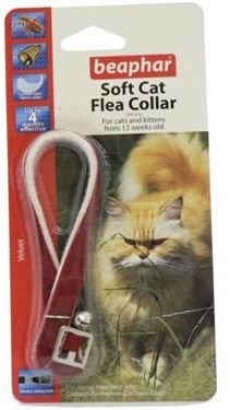 (4 Pack) Beaphar - Cat Flea Collar Velour
