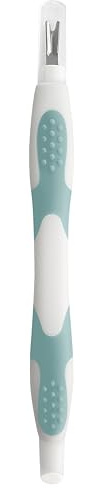 TRIM Easy Hold Cuticle Pusher & Remover, Stainless Steel Manicure Tool