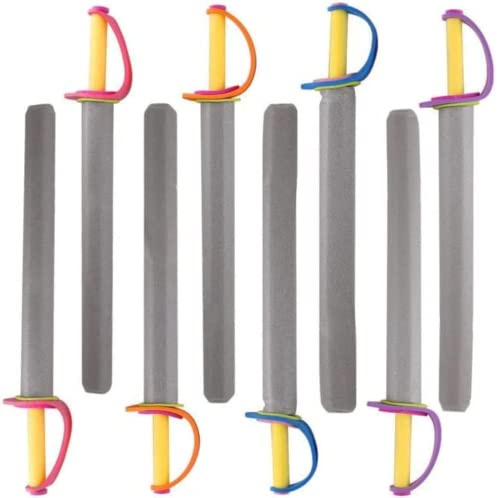 Liberty Imports 26 Giant Pirate Foam Swords Large Toy Set - Kids Birthday Party Activities, Event Favors (8 Pack)