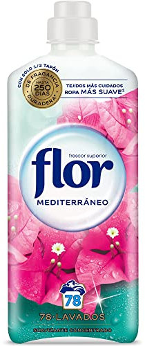 Flor Mediterráneo - Suavizante para La Ropa Concentrado (78 lavados) - 1404ml