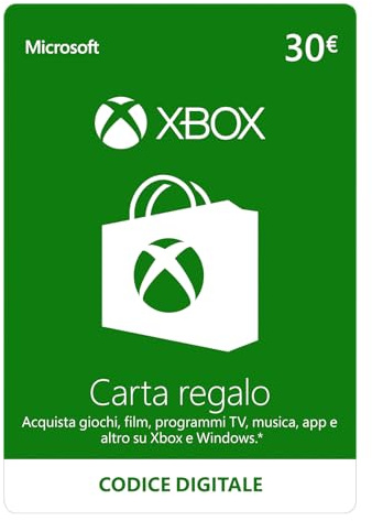 Xbox Live - 30 EUR Carta Regalo [Xbox Live Codice Digital]