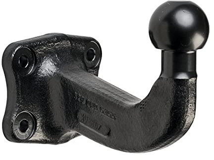 Westfalia Anschraubplatte (4-Loch) mit Kugelhals für Anhängebock (ohne Befestigungsmaterial) - Kugelabstand horizontal 150mm / D-Wert 17,5 kN / Lochdurchmesser 10,5 mm / Lochbild 83x56mm