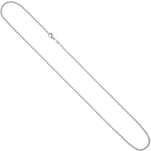 Jobo Damen Kugel-Kette aus 925 Sterling Silber 2,0 mm 45 cm