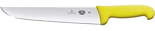 Victorinox, coltello da macellaio Fibrox, giallo, lunghezza: 28 cm, 5.5208.28