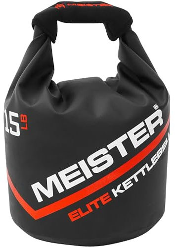 Meister Elite tragbare Sand-Kugelhantel – weicher Sandsack-Gewicht – 6,8 kg