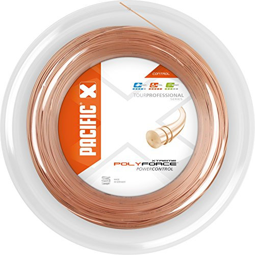 pacific Tennissaite Poly Force Xtreme - 200m-Rolle, light-orange, 1.25mm/16L, PC-2076.74.50