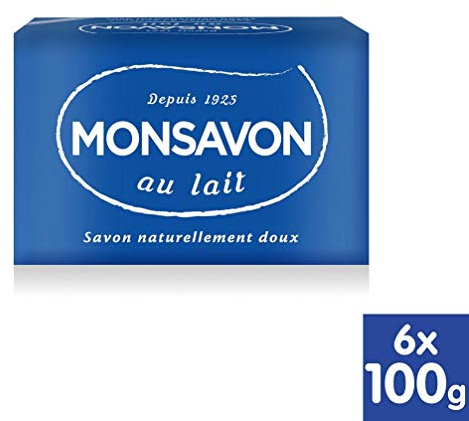 Monsavon Antibacterial Cleansing Soap, Dermatologically Tested Formula, For Soft and Hydrated Skin, Paraben Free (Pack of 6 x 100 ml)