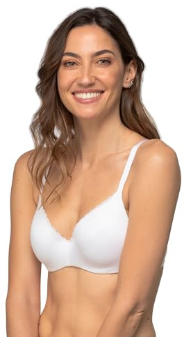 Playtex Sujetador con Aros 24h Invisibilidad Mujer x1, Blanco, 80C