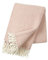 KLIPPAN Creme-rosa Wolldecke aus 100% Lambswool, 130x200cm