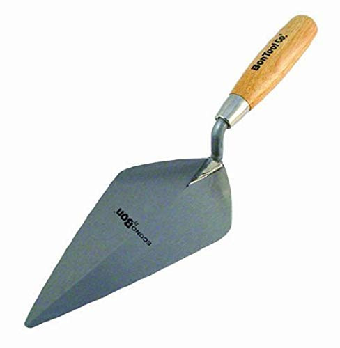 Bon Tool 73-297 13-Inch Narrow London Block Layer Trowel with Wood Handle