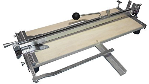 Profi Fliesenschneider Fliesenschneidmaschine 610 mm Schnittlänge + Gratis Diagonalwinkel, & 10-tlg. Trennscheiben-Set