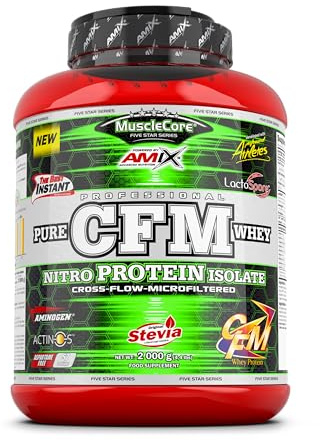 Amix MuscleCore Milk Vanilla CFM Whey Nitro with Actinos Protein Supplement