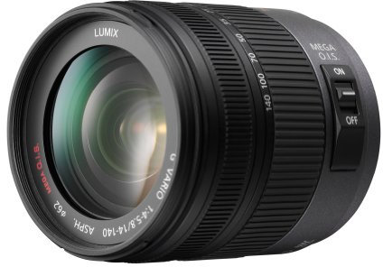 Panasonic H-VS014140E Superzoom-Objektiv Lumix G Vario F4.0-5.8/14-140 mm (62 mm Filtergewinde, bildstabilisiert) schwarz