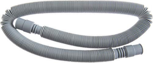 Cornat Maschinen-Ablaufschlauch - 80 - 280 cm ausziehbare Länge - Temperaturbeständig bis +100°C - Aus robustem Kunststoff / Abwasserschlauch für Spül - & Waschmaschine / Spiralschlauch / T357503