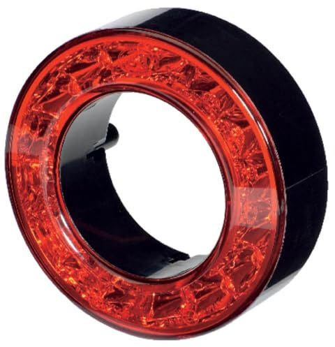 HELLA Baklykta - LED - 12V - påbyggd/Skruvanslutning - ECE - Lyktglasfärg: röd - Kabellängd: 250mm - Kontaktutförande: AMP - Vänster/Höger - 2SB 009 362-041