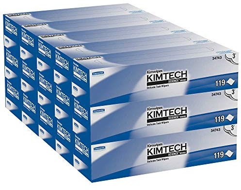 Kimtech7551 precisionstorkdukar, 1-lager, 15 dispentraskar x 196 torkdukar, vit