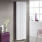 iBathUK 1600 x 480 mm Vertical Column Radiator White Oval Single Panel Designer Heater